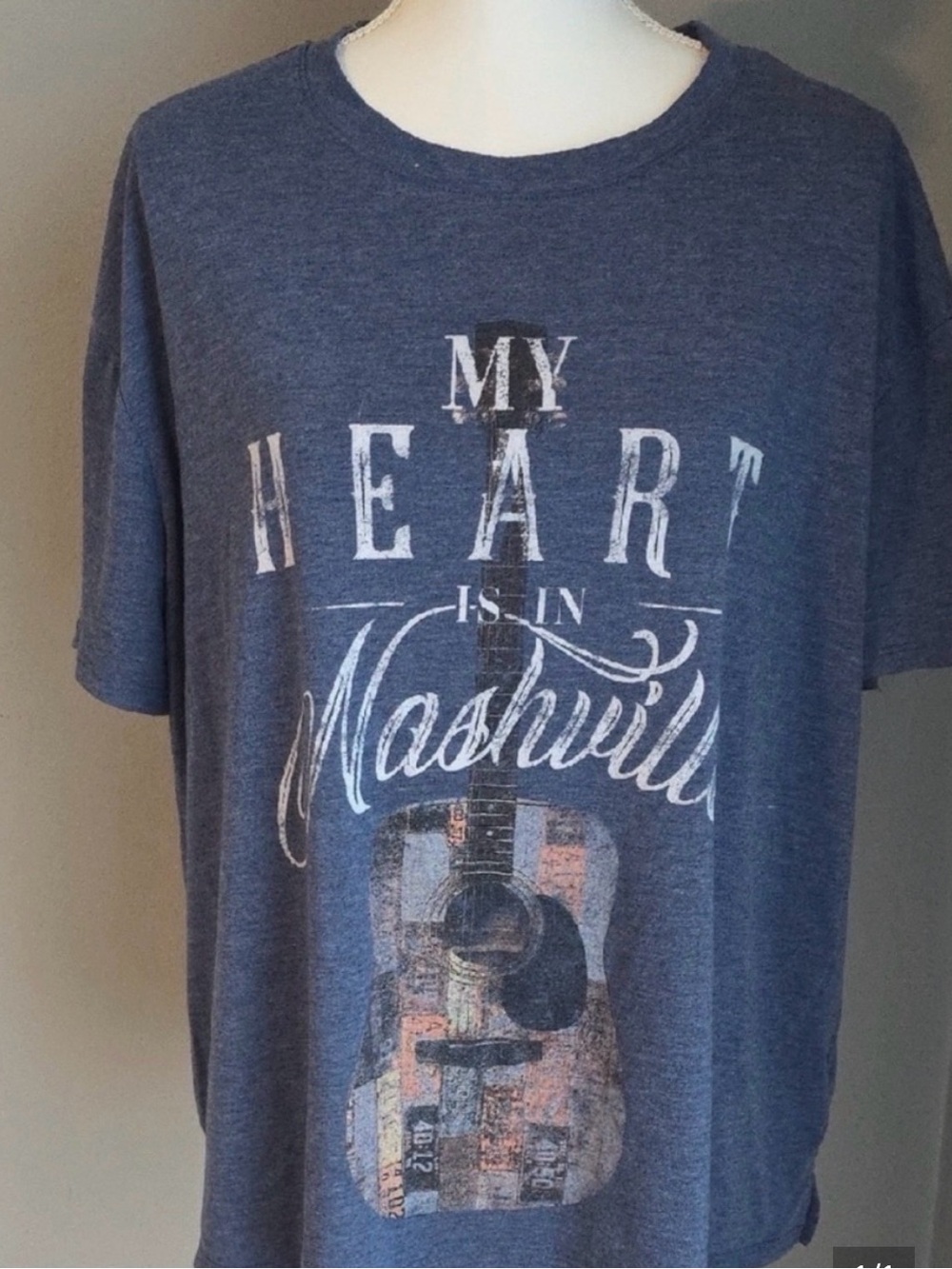 Maurices Navy Blue 'My Heart Is in Nashville' Graphic Tee